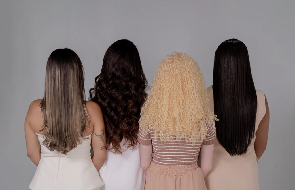 girls with different hair styles